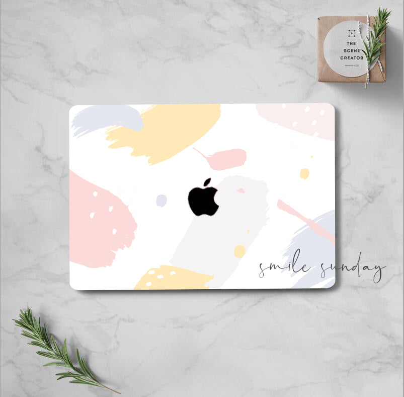 Jovial Paint MacBook Pro/Air/Retina Case + Matching Keyboard Cover