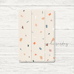 Load image into Gallery viewer, Confetti Cream iPad 3 Fold Smart Cover
