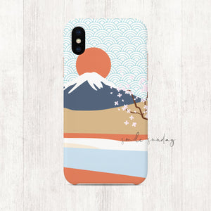 Fuji Sea of Clouds iPhone/Samsung Case