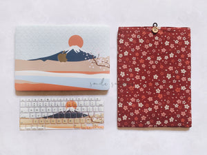Fuji Sea of Clouds Marble Macbook Pro/Air/Retina Case + Matching Keyboard Cover
