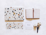 Load image into Gallery viewer, Terrazzo Marble Macbook Pro/Air/Retina Case + Matching Keyboard Cover
