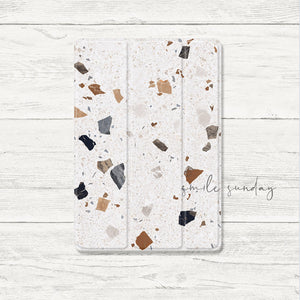 Terrazzo Marble iPad 3 Fold Smart Cover