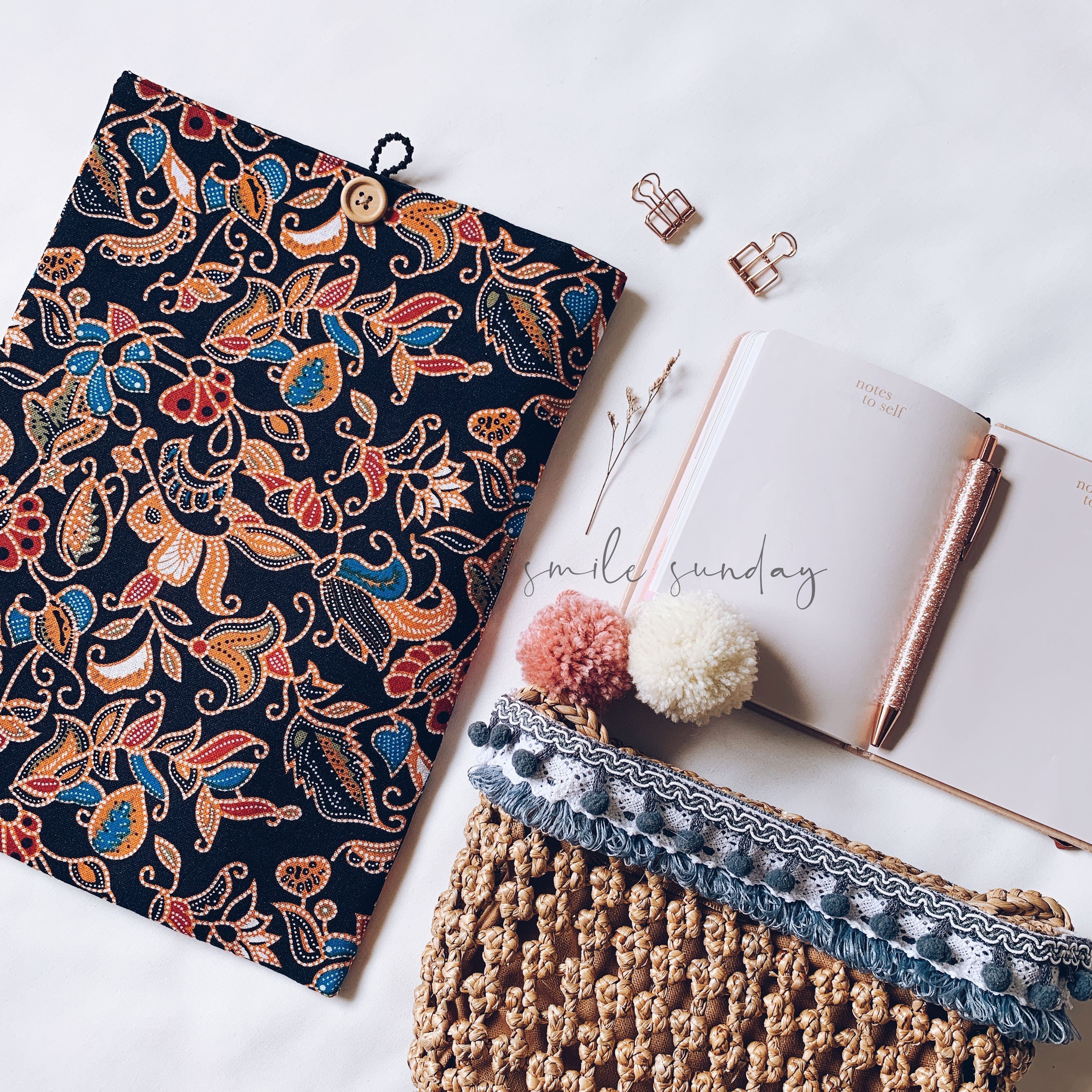 Handmade Batik Serendipity Laptop/iPad Sleeve