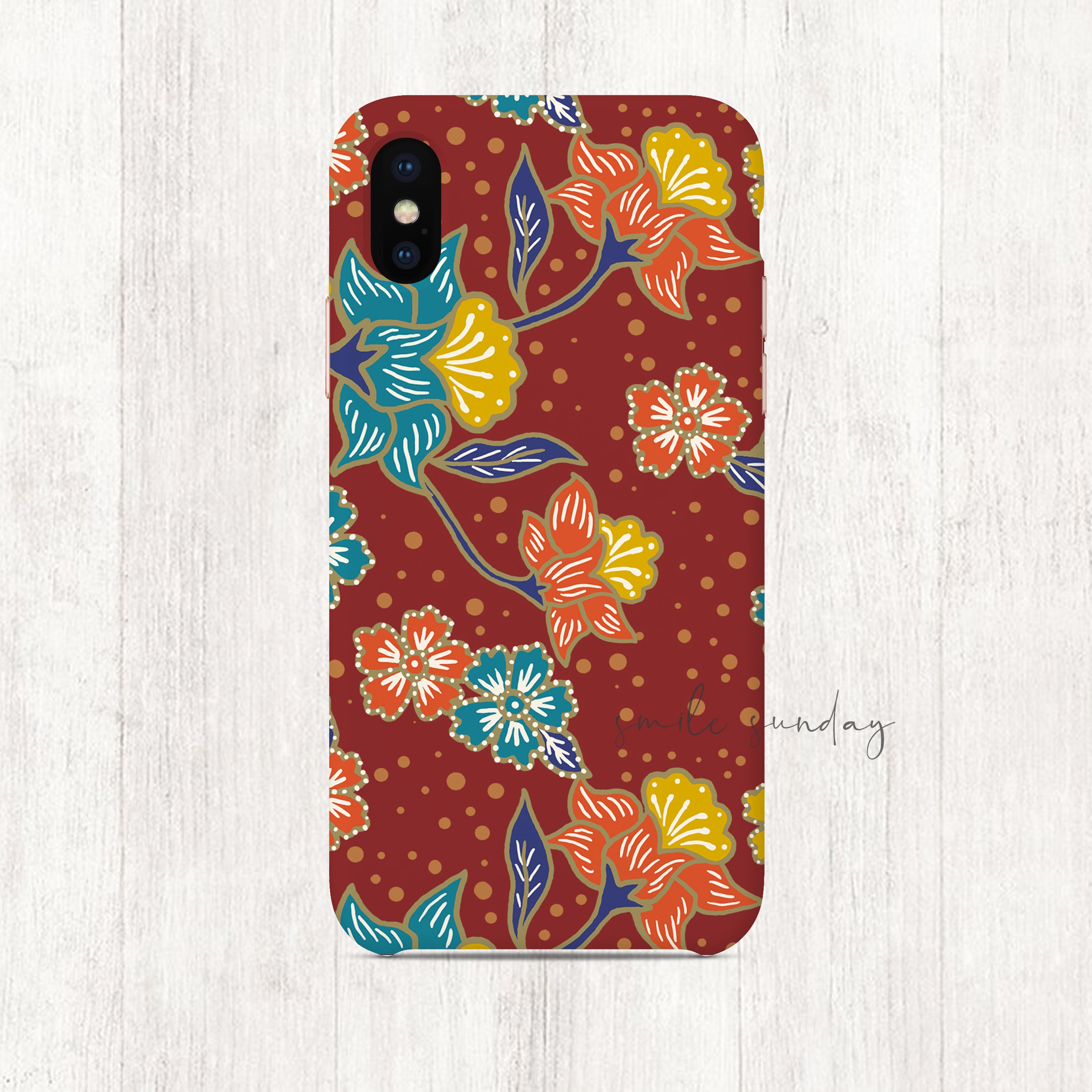 Batik Kebaya iPhone/Samsung Hard Case