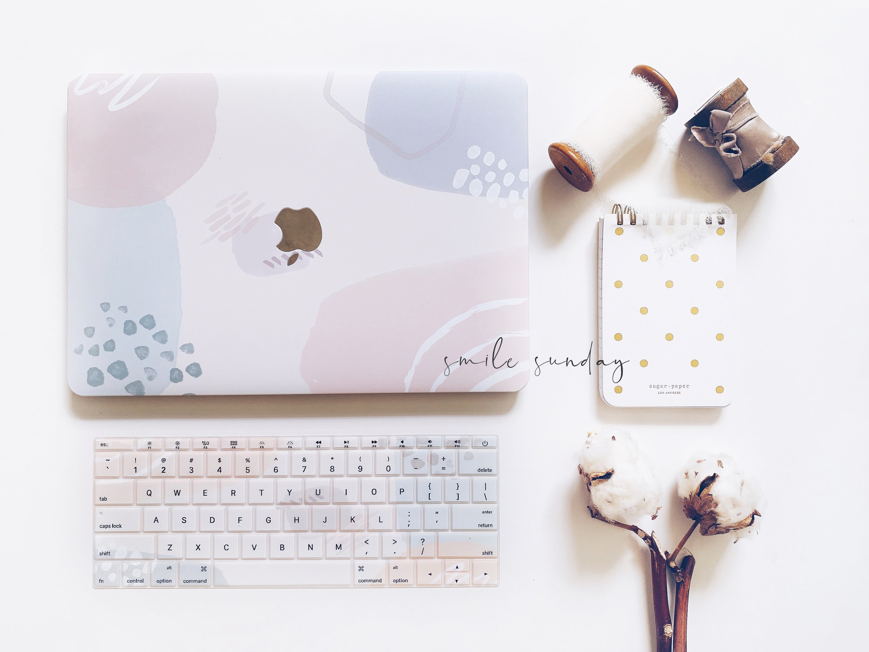 [New Colour] Blush Neutral Macbook Air/Pro/Retina Case + Matching Keyboard Cover