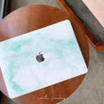 Load image into Gallery viewer, Oceanic Marble Macbook Air/Pro/Retina Case + Matching Keyboard Cover
