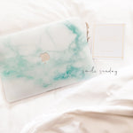 Load image into Gallery viewer, Oceanic Marble Macbook Air/Pro/Retina Case + Matching Keyboard Cover
