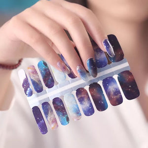 Galaxy Stars Nail Wrap