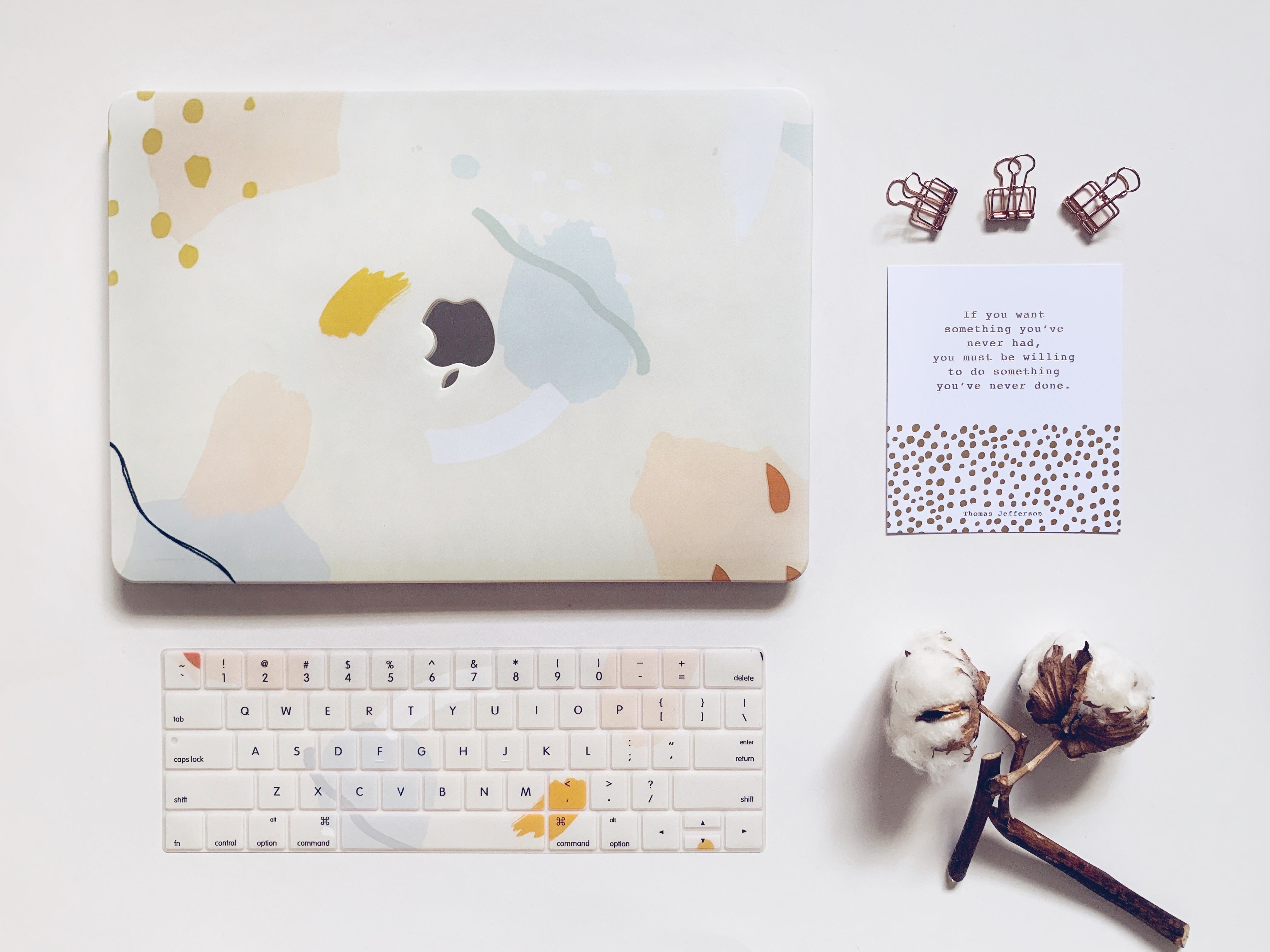 Smile Day Colours MacBook Pro/Air/Retina Case + Matching Keyboard Cover
