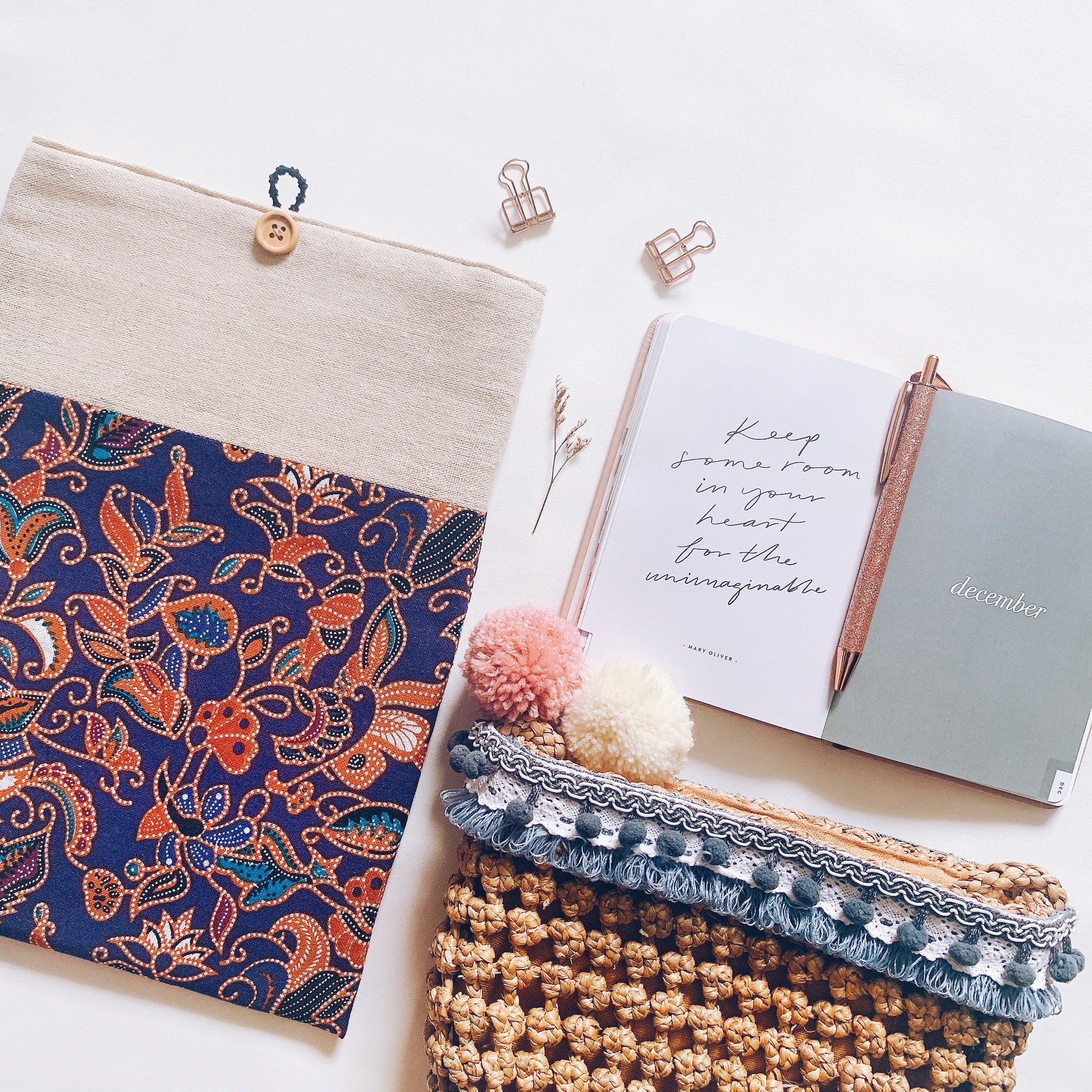 Duo Batik Serendipity Laptop/iPad Sleeve