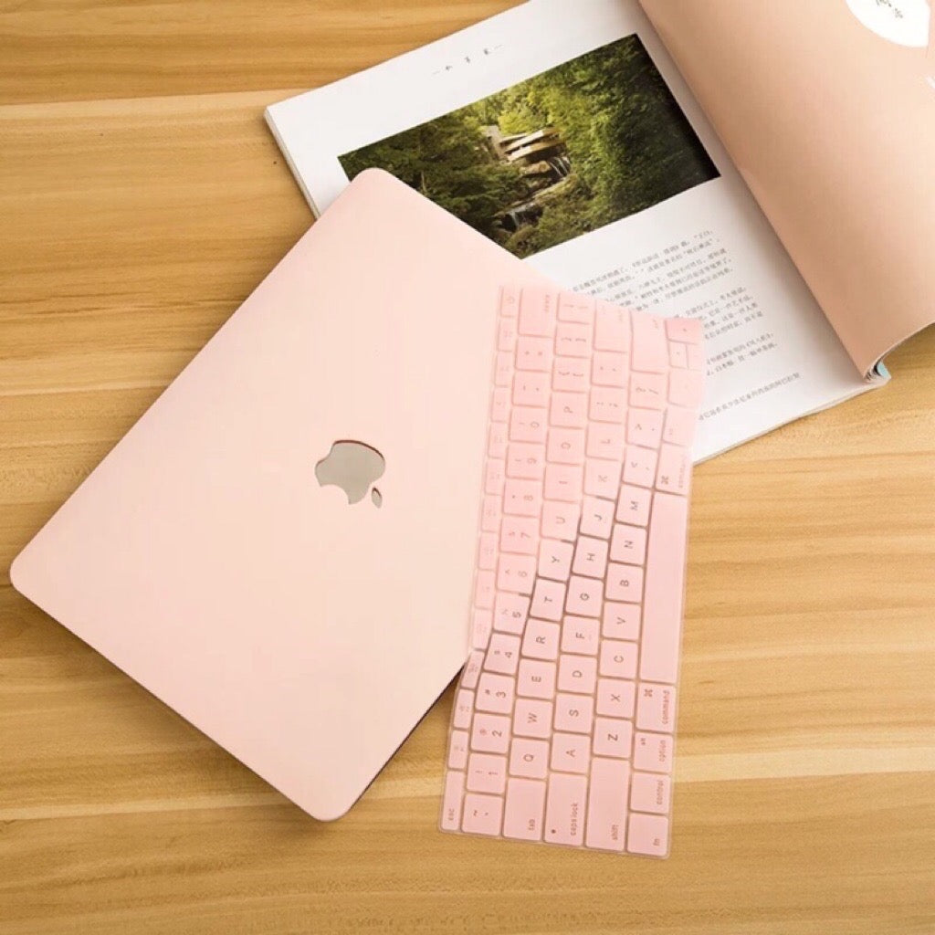 Basics MacBook Air/Pro/Retina Laptop Case + Keyboard Cover