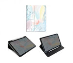 Load image into Gallery viewer, Jules Abstract Paint 3 fold Smart iPad Cover

