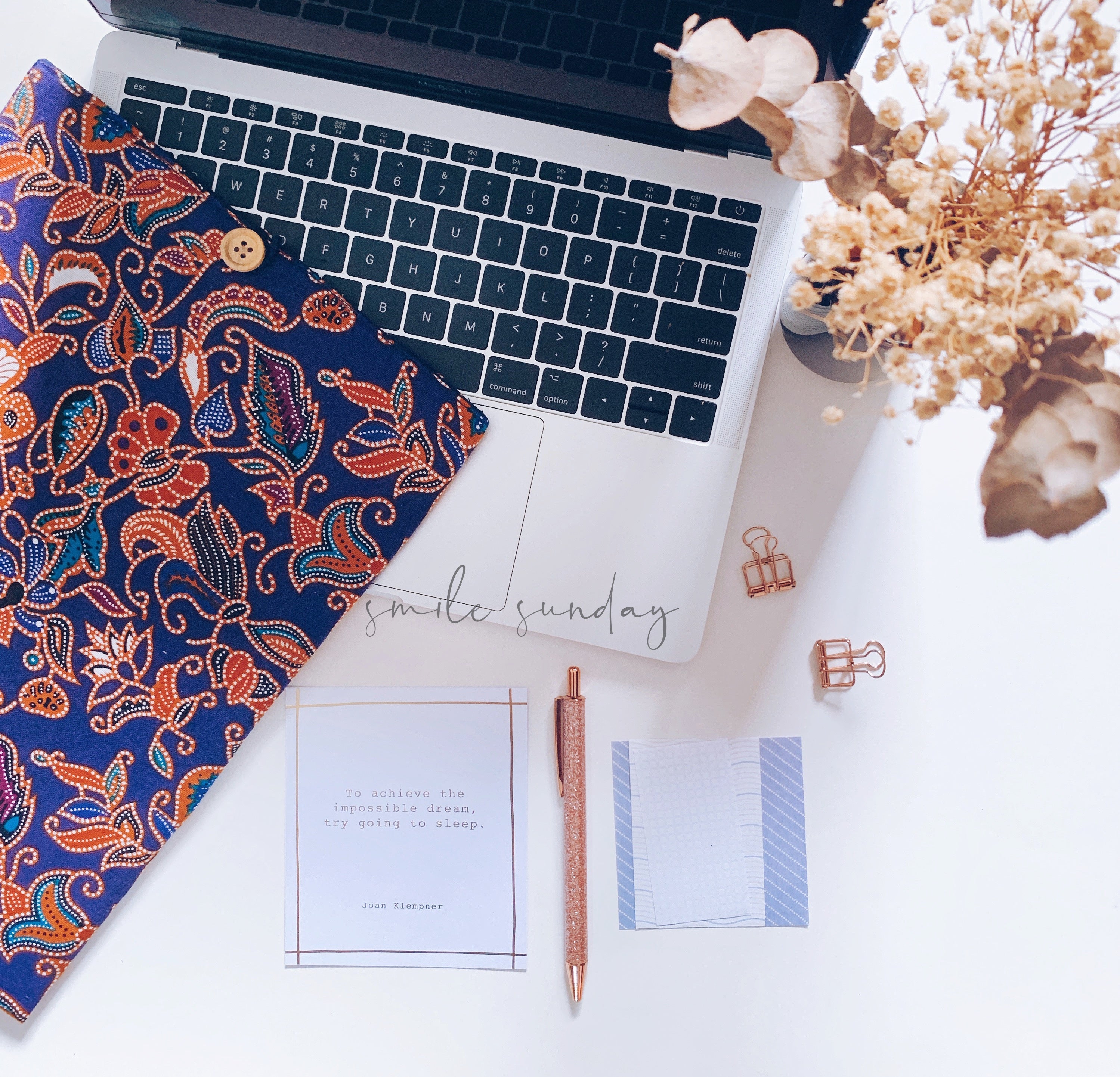 Handmade Batik Serendipity Laptop/iPad Sleeve