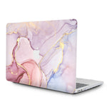 Load image into Gallery viewer, Marble Streaks Stardust Macbook Pro/Air/Retina Case + Matching Keyboard Cover

