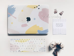 Jovial Paint MacBook Pro/Air/Retina Case + Matching Keyboard Cover