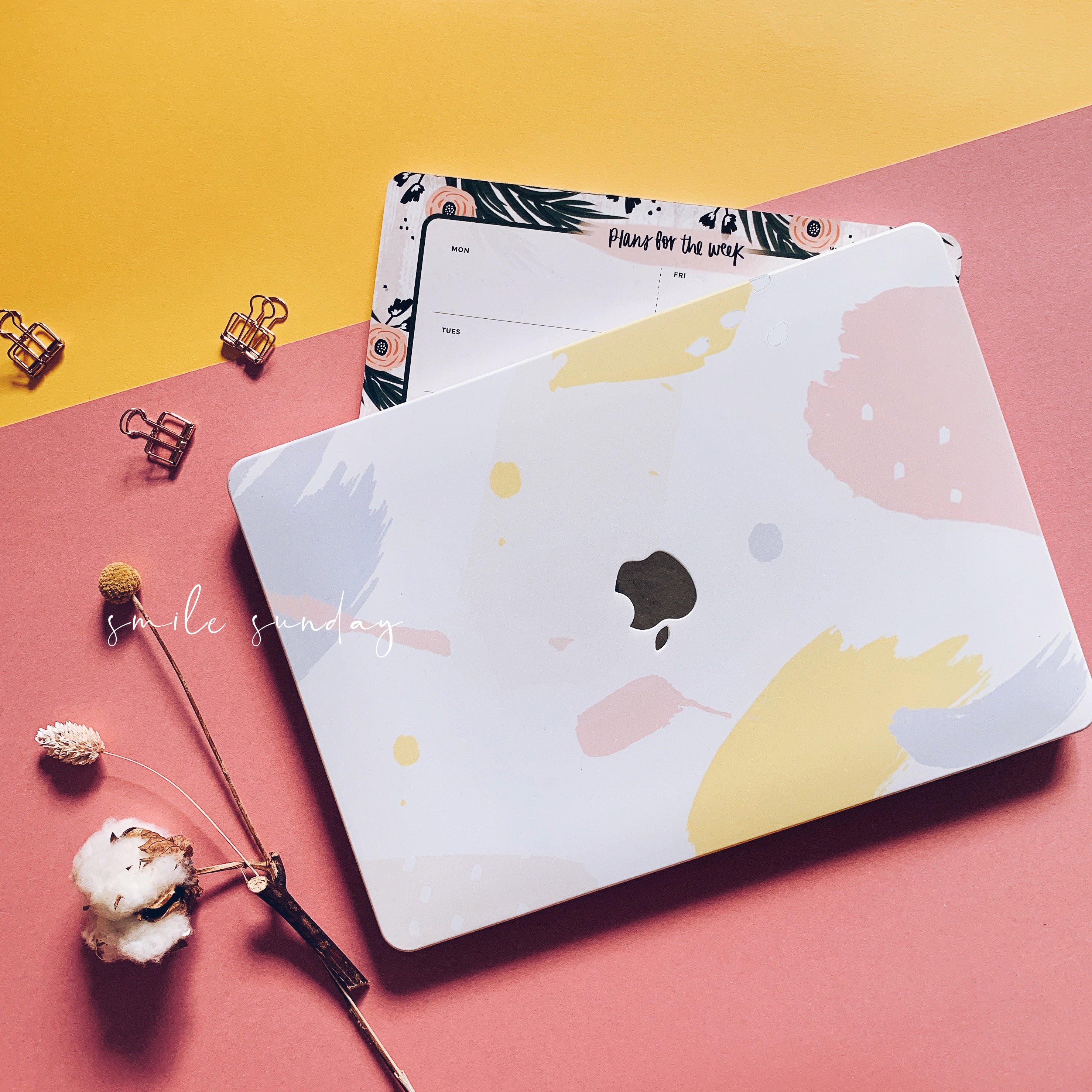 Jovial Paint MacBook Pro/Air/Retina Case + Matching Keyboard Cover