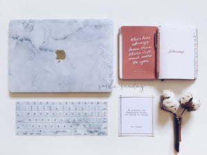 Minimalist Style Marble Macbook Pro/Air/Retina Case + Matching Keyboard Cover