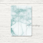 Load image into Gallery viewer, Oceanic Marble iPad 3 Fold Smart Cover

