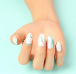 Load image into Gallery viewer, Tiffany Ocean Marble Nail Wrap
