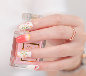 Autumn Garden Bloom Nail Wrap