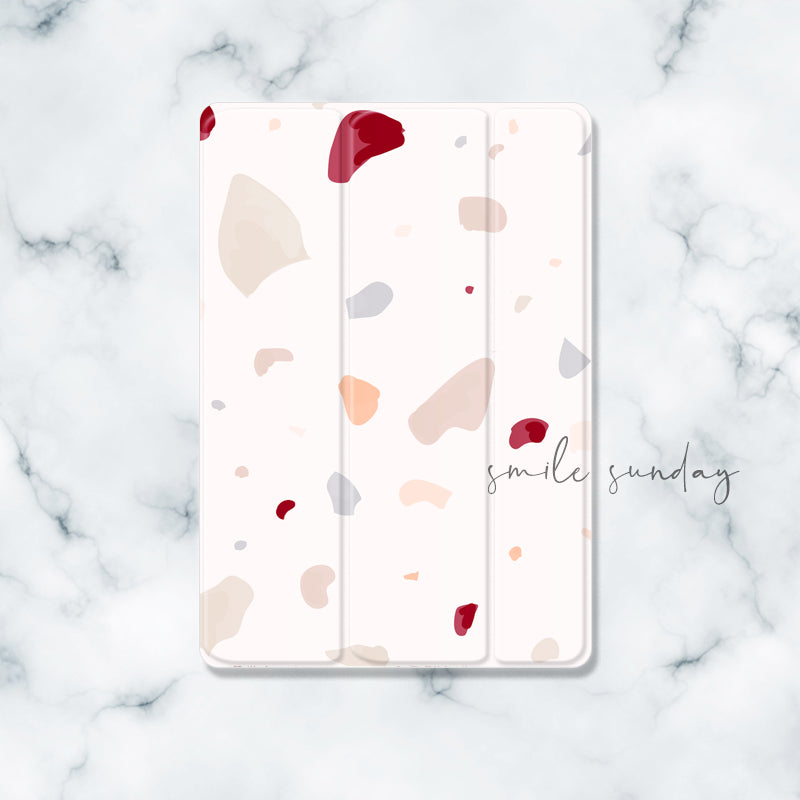 Terrazzo Frenzy iPad 3-Fold Smart Cover