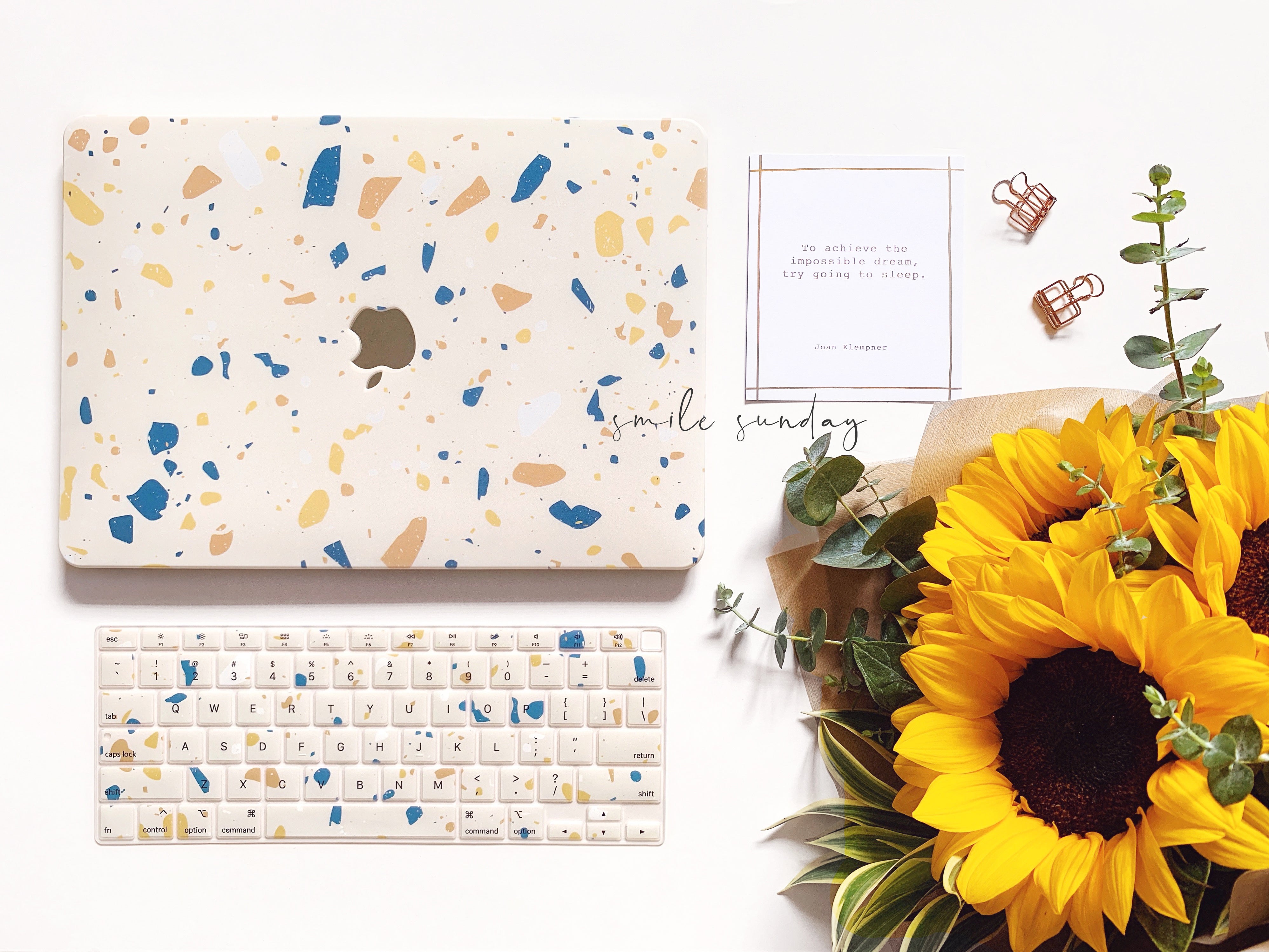 Terrazzo Party Macbook Pro/Air/Retina Case + Matching Keyboard Cover