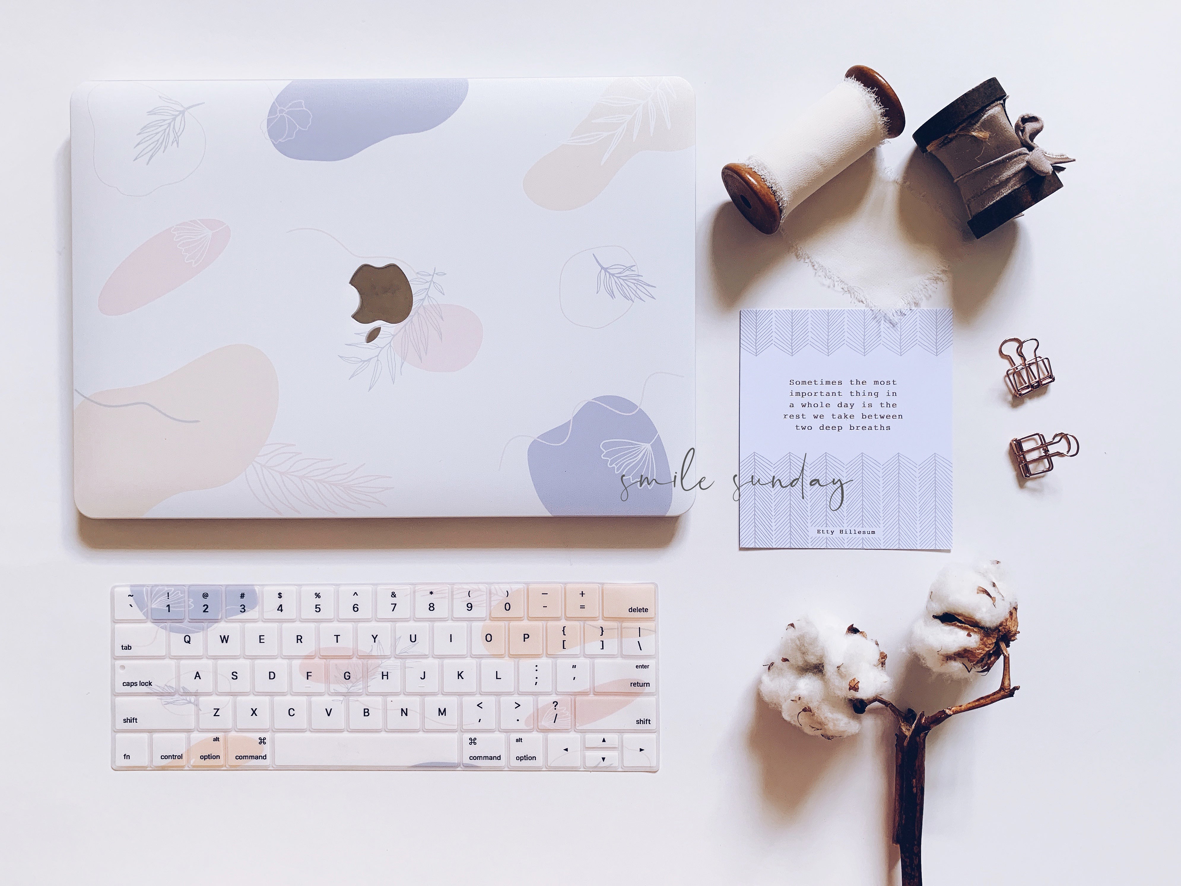[New Colour] Willow Field Serendipity Macbook Pro/Air/Retina Case + Matching Keyboard Cover